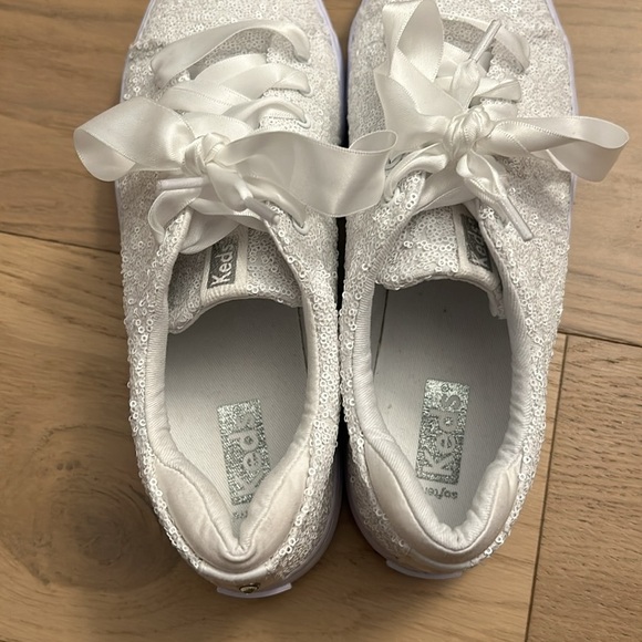 Keds Alley Celebration Sequins Sneakers Size 7 - Picture 4 of 10